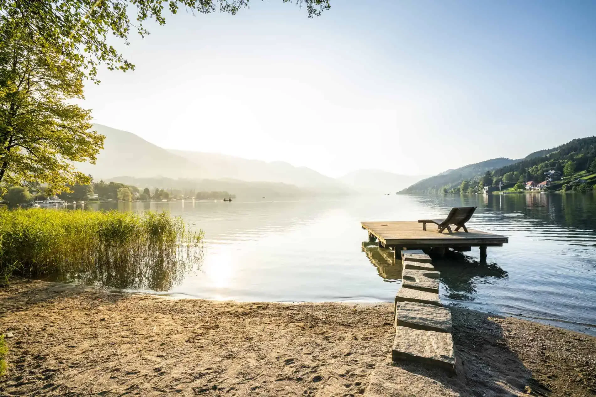 Gästekarte 1 Panorama im Sommer Millstätter See