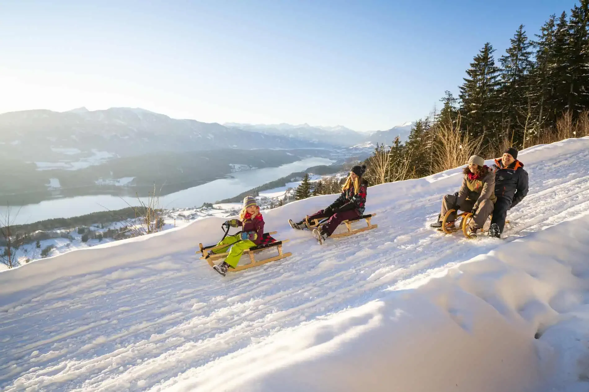 Winterparadies Kärnten - Rodeln